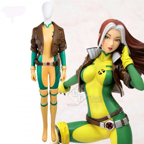 X-Men Rogue Anna Marie Cosplay Costume