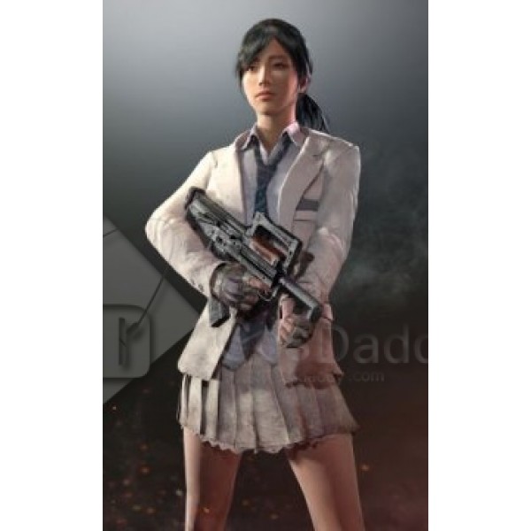 Playerunknown's Battlegrounds School Uniform Costume Gamescom Invitational Crate Skin Cosplay