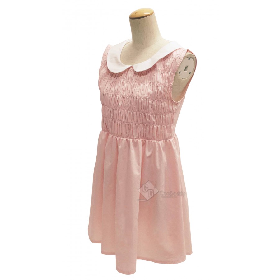 stranger things pink dress costume Stranger Things Eleven Pink Dress Classic Tween Costume, X-Large (14-16)