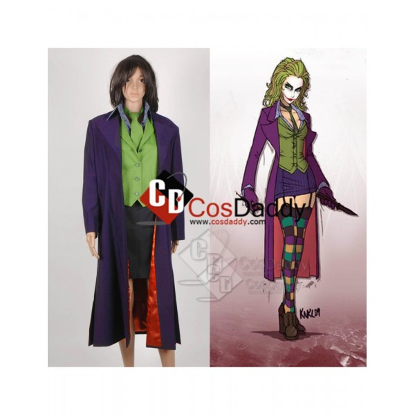 Batman : the Dark Knight  Joker  skirt Suit Cospla...