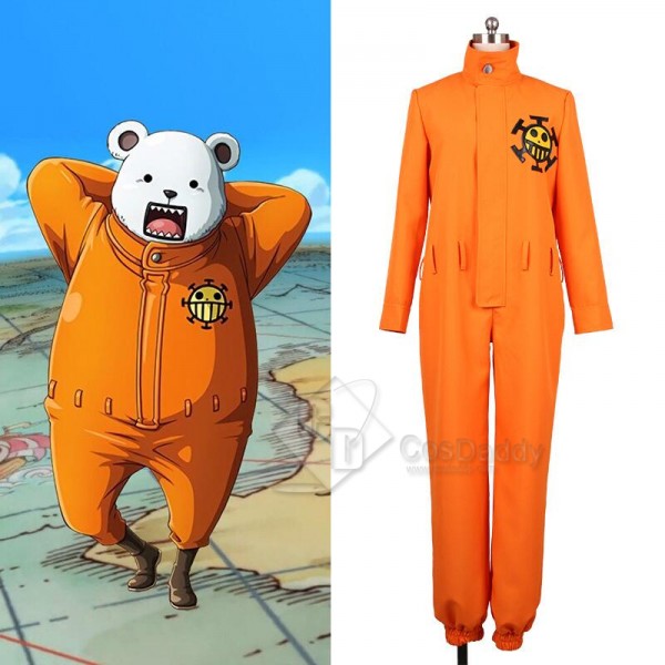 ONE PIECE Trafalgar D Water Law Bepo Cosplay Costume