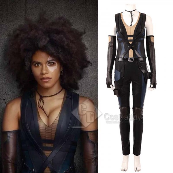 Deadpool 2 Neena Thurman Domino Cosplay Costume