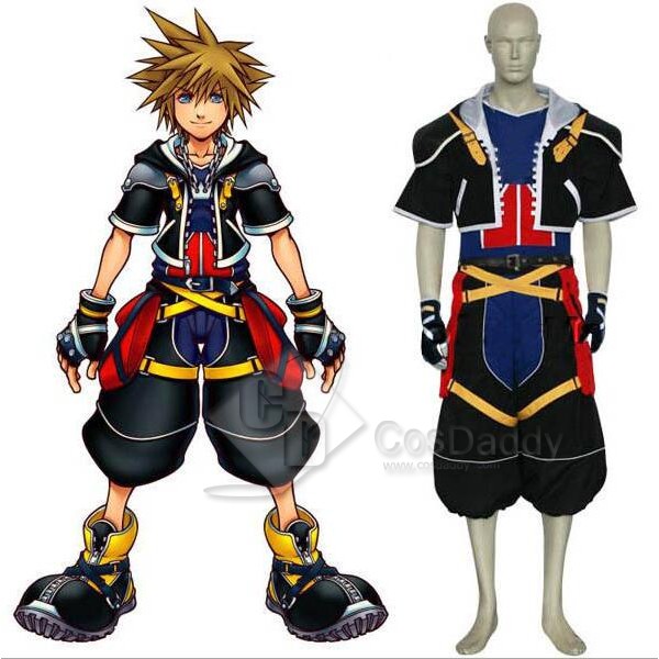 Kingdom Hearts Sora Cospaly Costume