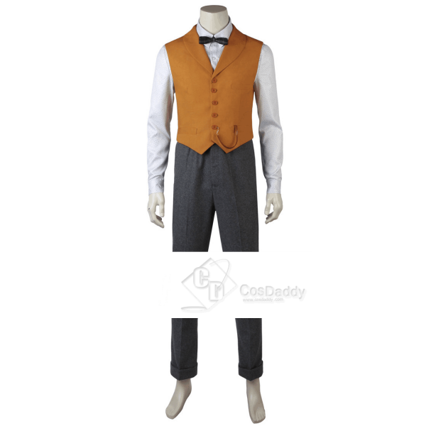 Fantastic Beasts The Crimes of Grindelwald Newt Scamander Cosplay Costume Full Set