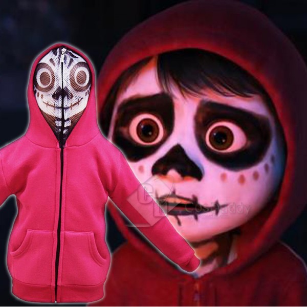 Coco (2017) Coco Miguel  Mask Jacket Cosplay Costu...