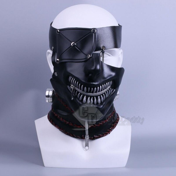 Tokyo Ghoul Ken Kaneki Adjustable Zipper Halloween Cosplay Mask