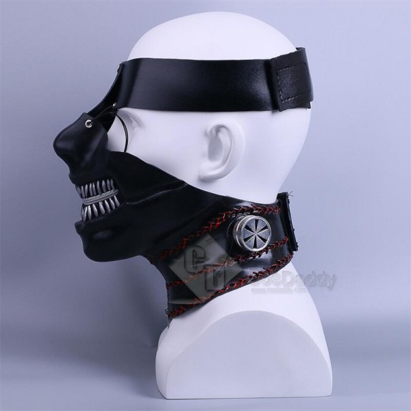 Tokyo Ghoul Ken Kaneki Adjustable Zipper Halloween Cosplay Mask