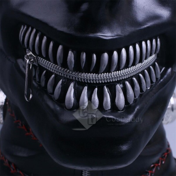 Tokyo Ghoul Ken Kaneki Adjustable Zipper Halloween Cosplay Mask