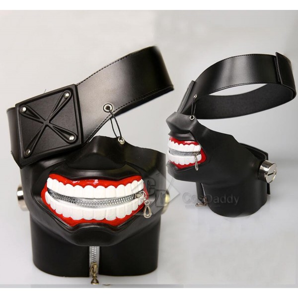 Tokyo Ghoul Ken Kaneki Adjustable Zipper Halloween Party Cosplay Mask