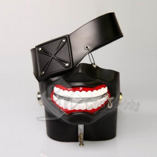 Tokyo Ghoul Ken Kaneki Adjustable Zipper Halloween Party Cosplay Mask