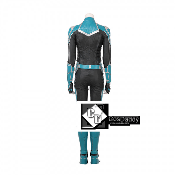Captain Marvel Ms. Marvel Carol Danvers Jumpsuit Cosplay Costume