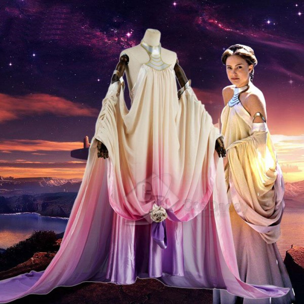 Star Wars Episode III Revenge of the Sith Padme Amidala Cosplay Costume