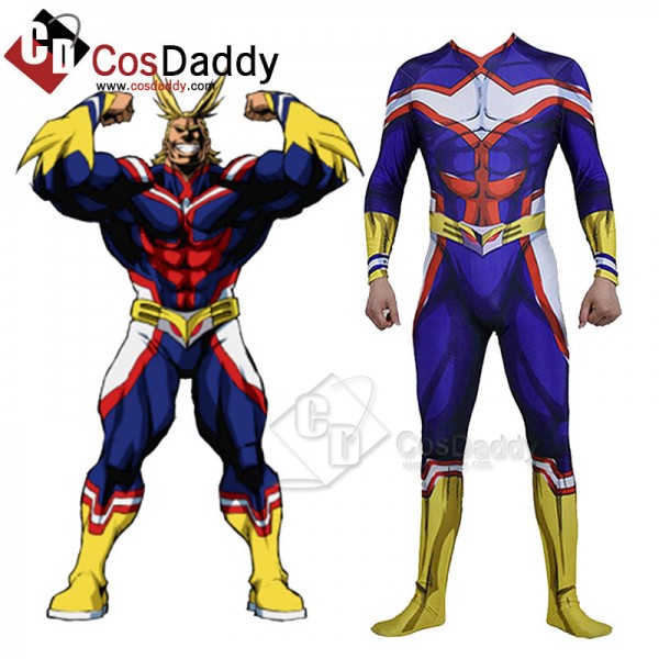 Best My Hero Academia All Might Bodysuit Suit Cosp...