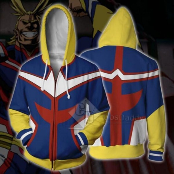 Boku No Hero Academia All Might 3D Printed Sweatsh...