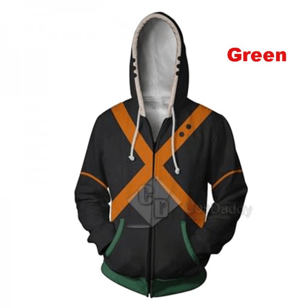 Boku no Hero Akademia Bakugo Katsuki 3D Printed Hoodie