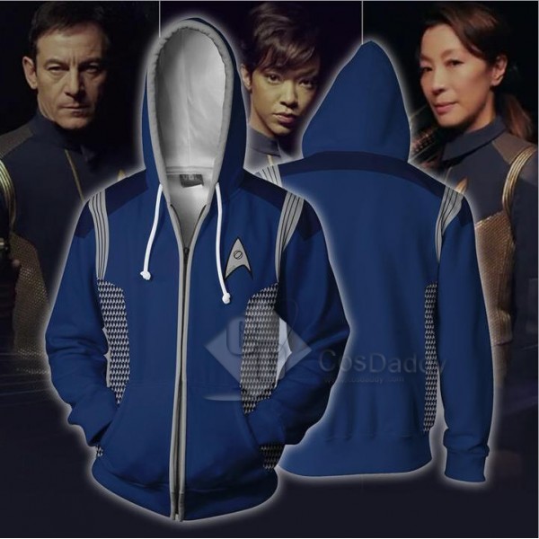 Star Trek  3D Printed Hoodie Zipper Sweatshirt
