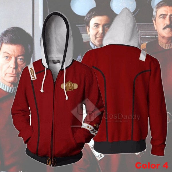 Star Trek  3D Printed Hoodie Zipper Sweatshirt