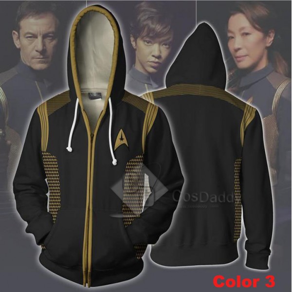 Star Trek  3D Printed Hoodie Zipper Sweatshirt