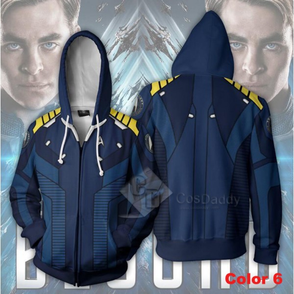 Star Trek  3D Printed Hoodie Zipper Sweatshirt