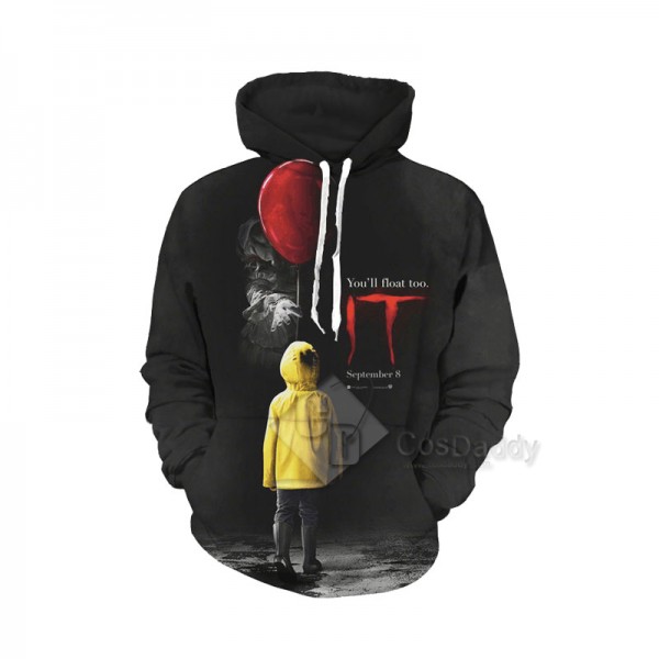 It Stephen King's It Series 3D Printed Hoodie