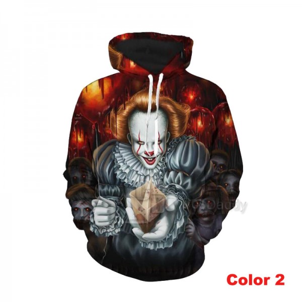It Stephen King's It Series 3D Printed Hoodie