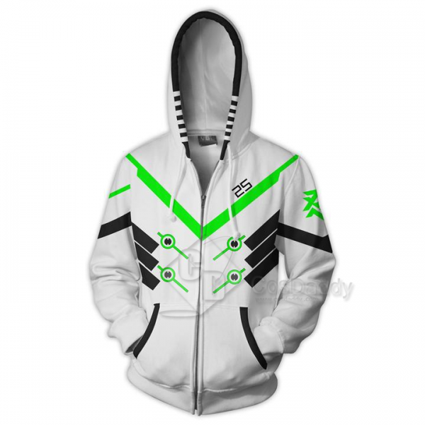 Overwatch OW Genji Shimada Genji 3D Printed Hoodie Sweatshirt