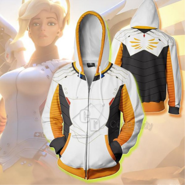 Overwatch OW Mercy Angela Ziegler  3D Printed Zipp...