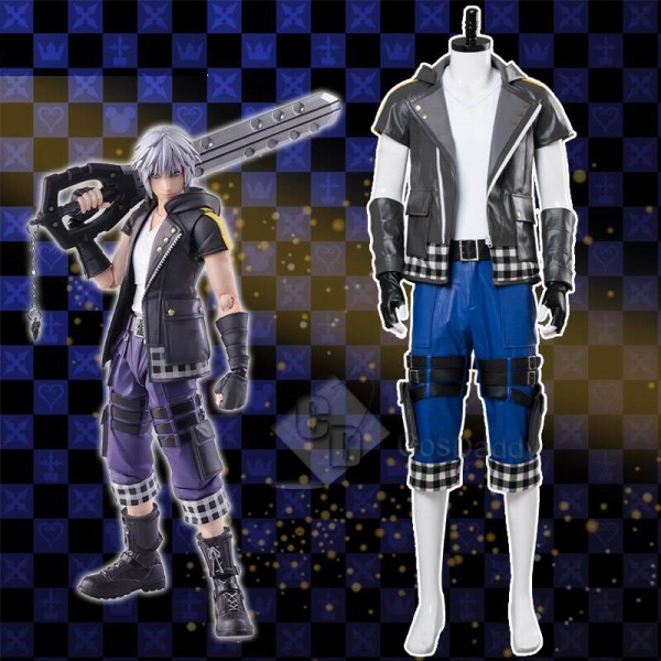 Kingdom Hearts III 3 Riku Cosplay Costume