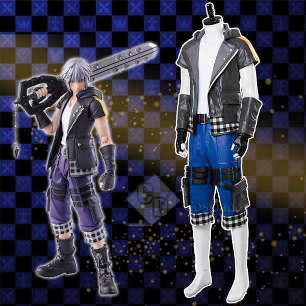 Kingdom Hearts III 3 Riku Cosplay Costume