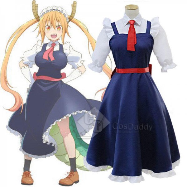Miss Kobayashi's Dragon Maid Tohru Long Dress Cosplay Costume