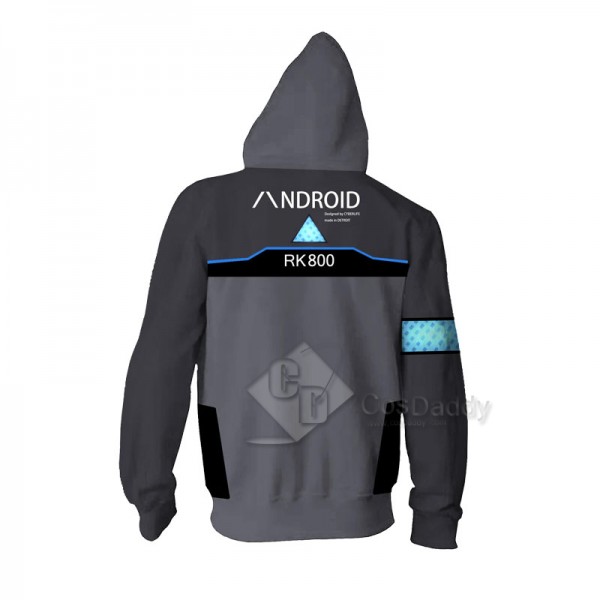 Detroit Become Human 3D Printed Hoodie Zipper Jacket