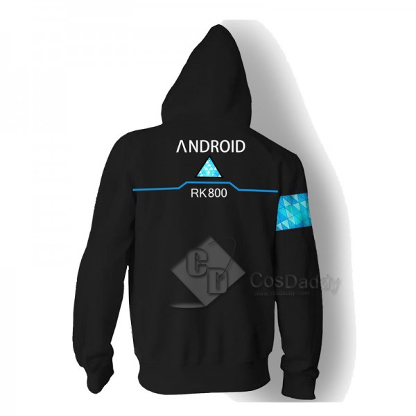 Detroit Become Human 3D Printed Hoodie Zipper Jacket
