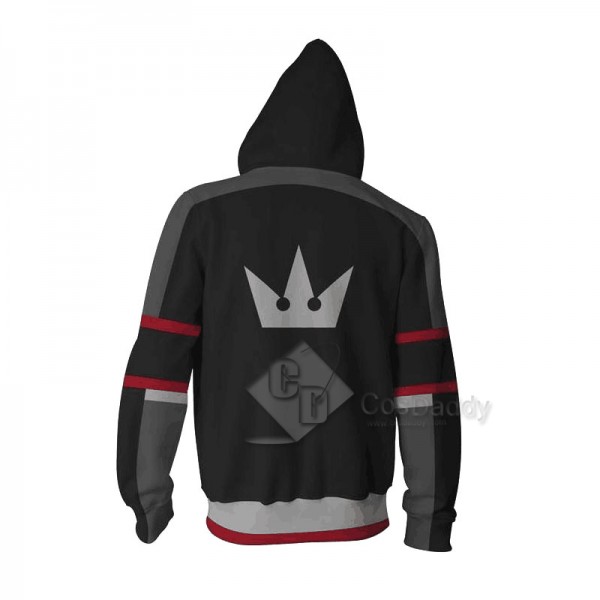 Kingdom Hearts Sora 3D Printed Hoodie Zipper Sweatshirt