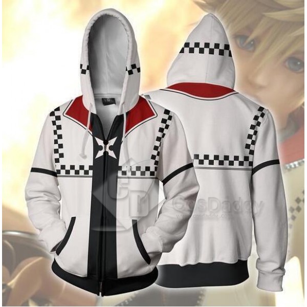 Kingdom Hearts Riku 3D Printed Hoodie Zipper Sweatshirt
