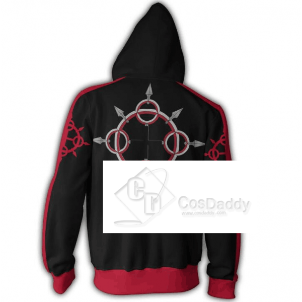 Kingdom Hearts Axel Cospaly 3D Printed Hoodie Zipper Sweatshirt