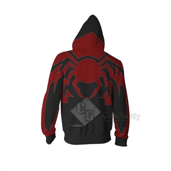 Spider-Man Peter Benjamin Parker 3D Printed Hoodie Zipper Sweatshirt