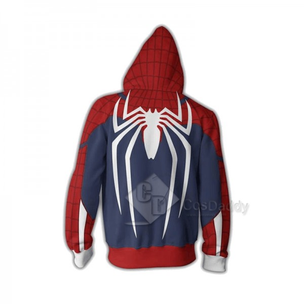Spider-Man Peter Benjamin Parker 3D Printed Hoodie Zipper Sweatshirt