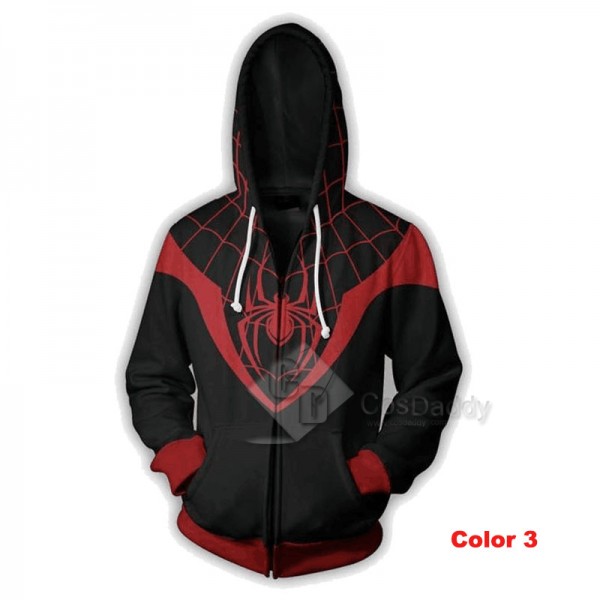 Spider-Man Peter Benjamin Parker 3D Printed Hoodie Zipper Sweatshirt