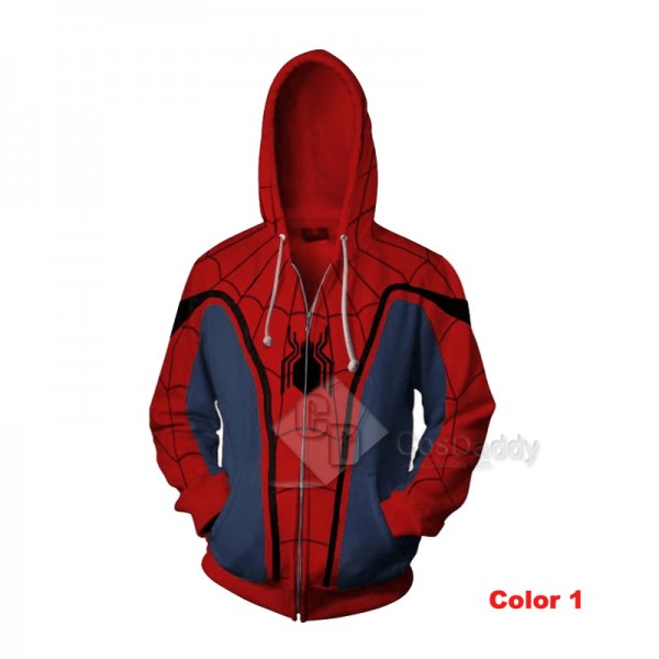 Spider-Man Peter Benjamin Parker 3D Printed Zipper Hoodie