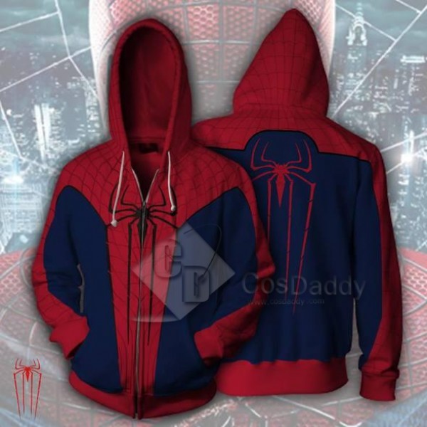 Spider-Man Peter Benjamin Parker 3D Printed Zipper Hoodie