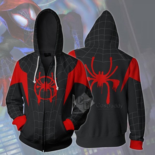 Spider-Man Peter Benjamin Parker 3D Printed Zipper Hoodie