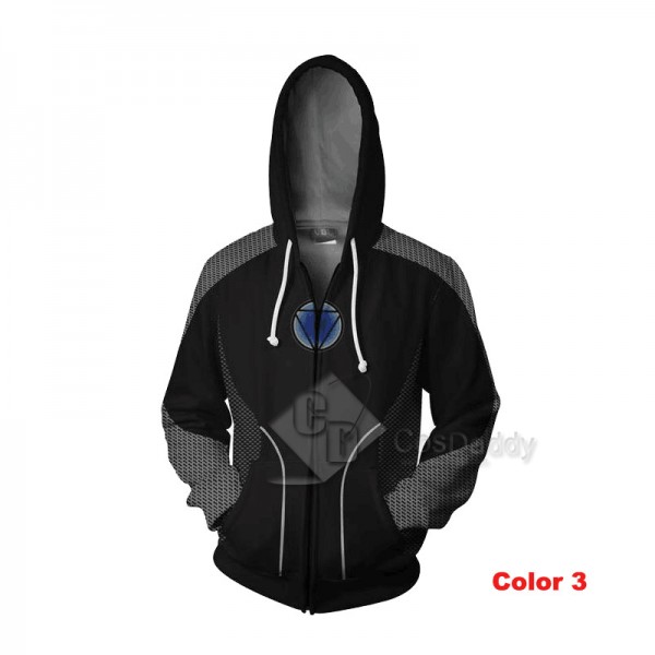 Iron Man Tony Stark Hoodie 3D Printed Zipper Sweatshirt