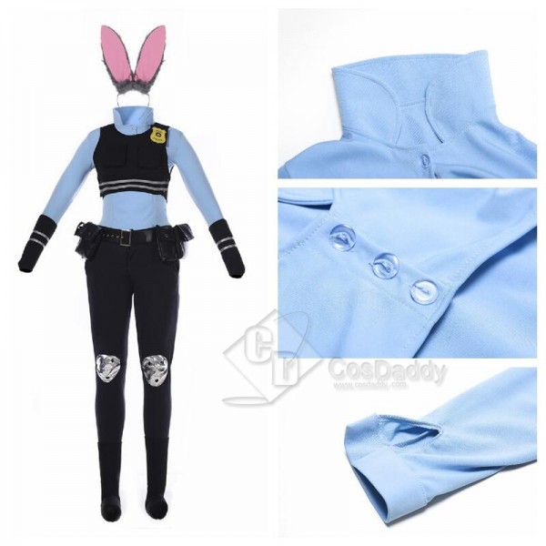 Zootopia Movie Rabbit Judy Hopps Cosplay Costume