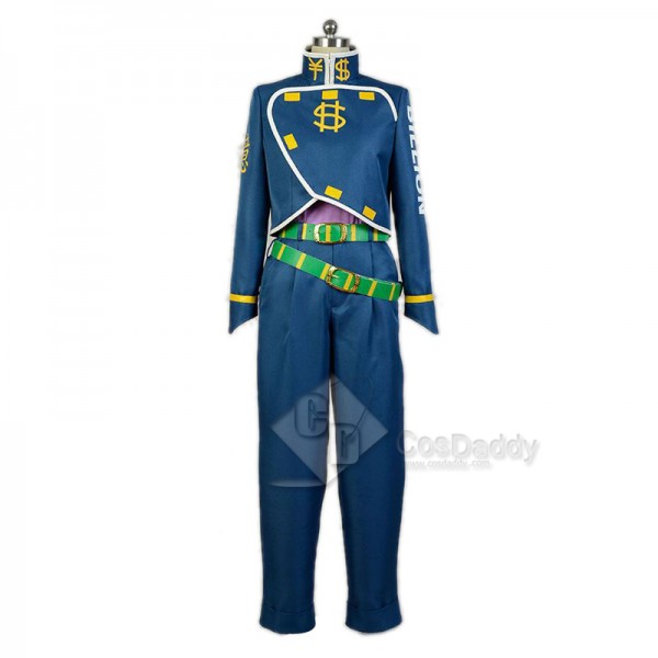 JoJo's Bizarre Adventure 4 Nijimura Okuyasu Dollar Uniform Cosplay Costume