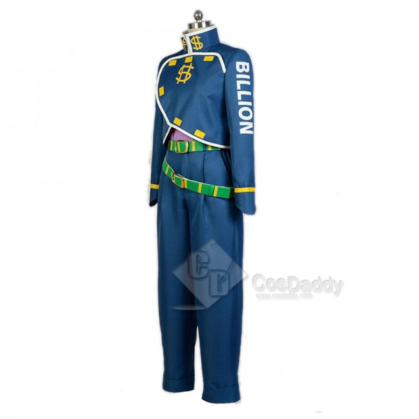 JoJo's Bizarre Adventure 4 Nijimura Okuyasu Dollar Uniform Cosplay Costume