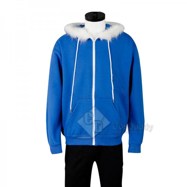 Undertale Sans Jacket Hoodie Sweatshirt Cosplay Costume