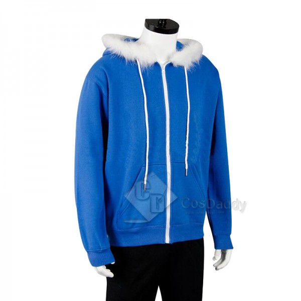 Undertale Sans Jacket Hoodie Sweatshirt Cosplay Costume