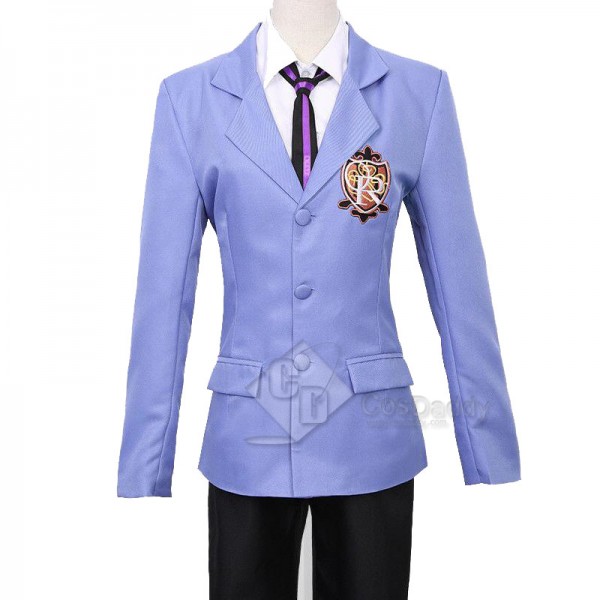 Ouran High School Host Club Suoh Tamaki Ootori Kyouya Uniform Cosplay Costume