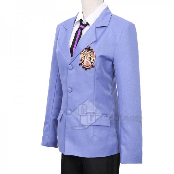 Ouran High School Host Club Suoh Tamaki Ootori Kyouya Uniform Cosplay Costume