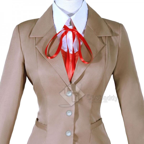 Doki Doki Literature Club Uniform Sayori Yuri Natsuki Monika Cosplay Costume